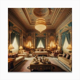 King'S Living Room Canvas Print