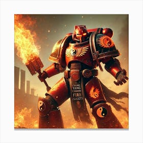 Flame Bearer Converted Canvas Print