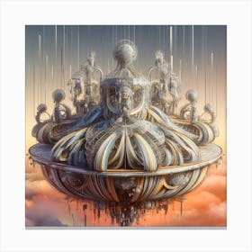 Futuristic Spaceship 1 Canvas Print