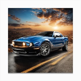 Ford Mustang Gt Canvas Print