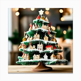 Miniature Christmas Tree Canvas Print