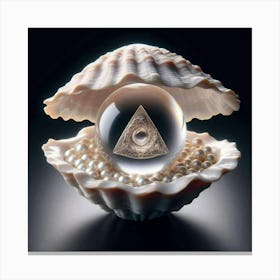 All Seeing Triangle 2 Canvas Print