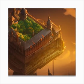 Castle In The Sky 1 Canvas Print