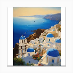 Oia Village Canvas Print