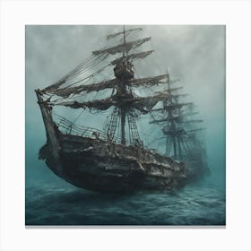 تصميم بدون عنوان (56) سفينة كبيرة Canvas Print