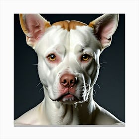 Portrait Of A Dog 2 Canvas Print