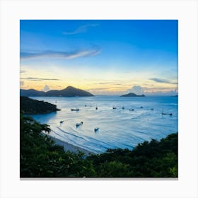 Ocean Cape Holiday Siam Beautiful Shore Point Paradise Turquoise Peaceful Sunset Grass M (21) Canvas Print