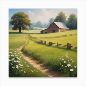 Country Road 50 Canvas Print