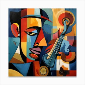 Jazz Musician 79 Canvas Print