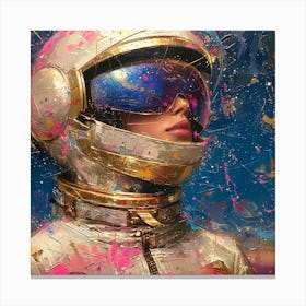 Space Girl Canvas Print