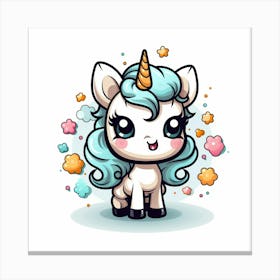 Cute Unicorn 94 Canvas Print