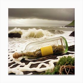 Message In A Bottle 1 Canvas Print