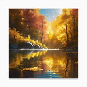 Autumn In The Woods 10 Canvas Print