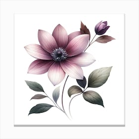 Anemone Flower 1 Canvas Print