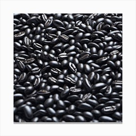 Frame Created From Black Beans On Edges And Nothing In Middle Trending On Artstation Sharp Focus (4) Canvas Print
