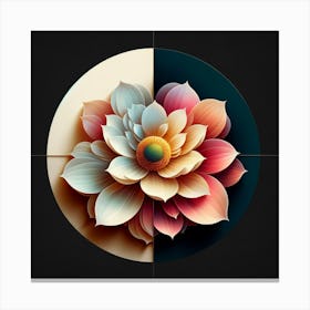 Lotus Flower 52 Canvas Print