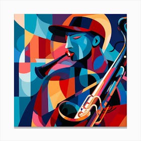 Jazz Musician 72 Canvas Print