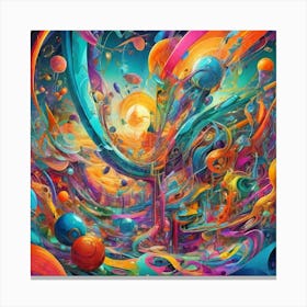 Abstract Painting 3 Canvas Print