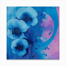 Midnight flowers Canvas Print