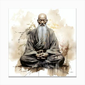 Meditation Series 02 By Csaba Fikker For Ai Art Depot 7 Canvas Print