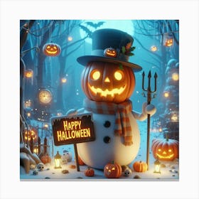 Happy Halloween 5 Canvas Print