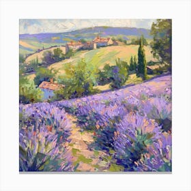 Lavender Field 13 Canvas Print