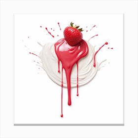 Strawberry Cream (3) Canvas Print