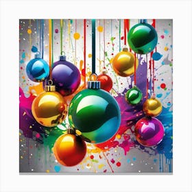 Christmas Ornaments 63 Canvas Print