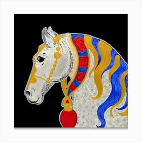 Horse from Jaipur Canvas Print