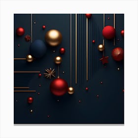 Christmass Abstract 012 Canvas Print