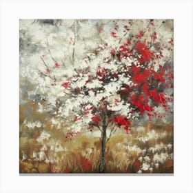 Red Cherry Tree 1 Canvas Print