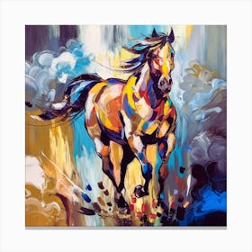 Horse Running Canvas Print