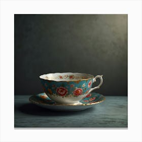 Tea Art 107 Canvas Print