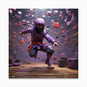 A Nimble Ninja 1 Canvas Print