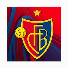 FC Basel 1893 Logo Wall Art 11 Canvas Print