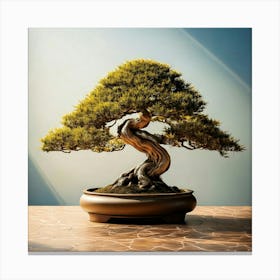 Firefly Elegant Bonsai Tree In A Tranquil Minimalist Design 25826 (2) Canvas Print