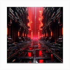 Futuristic City Canvas Print