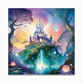 Cinderella'S Castle 1 Canvas Print