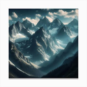 Mountain Landscape 5 Canvas Print