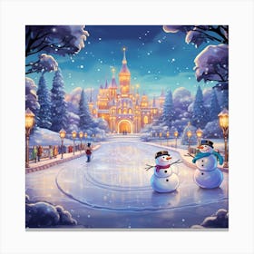 Disney Winter Wonderland Canvas Print