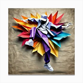 Origami Dancer 49 Canvas Print