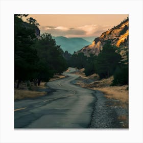 Road In The Mountains 2 Canvas Print