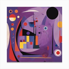 Violet, Wassily Kandinsky 7 Canvas Print