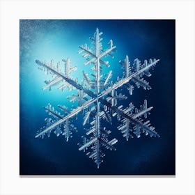 Snowflake Canvas Print