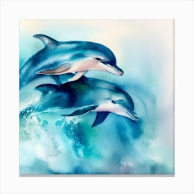 Dolphin's Serenade Canvas Print