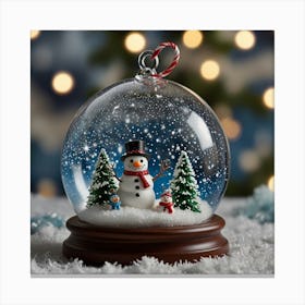 Snow Globe Canvas Print