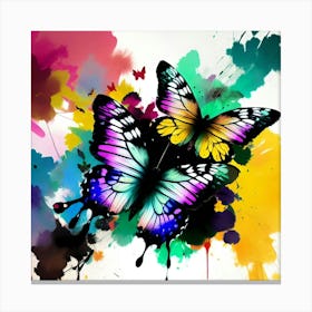 Colorful Butterflies 155 Canvas Print