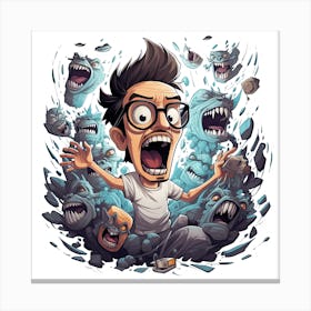 Monsters Canvas Print