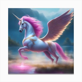 Unicorn Pegasus Canvas Print