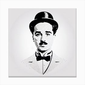 Charlie Chaplin Canvas Print